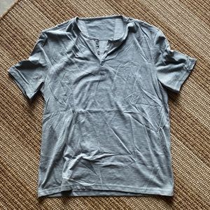John Varvatos Short Sleeved Henley
